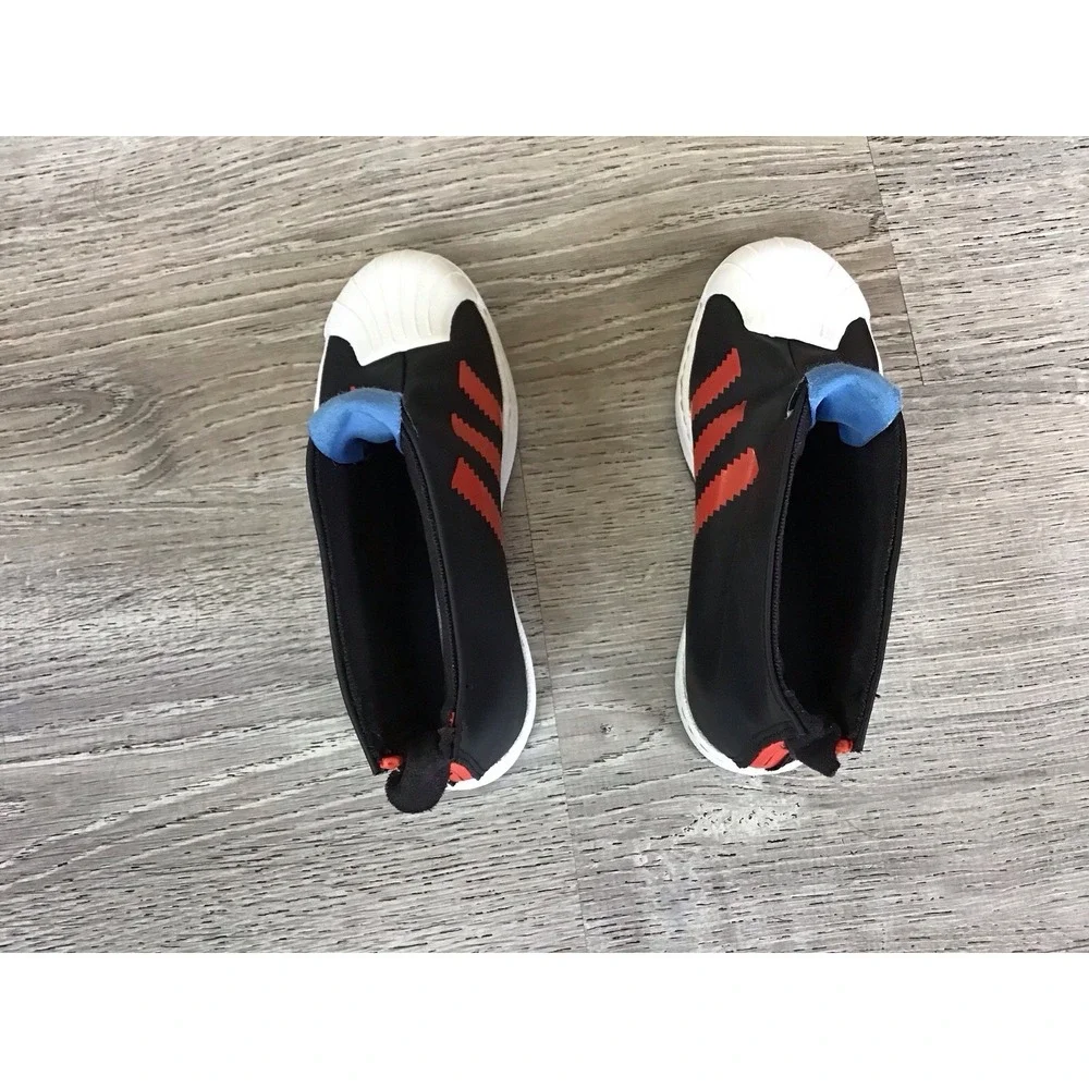 ADIDAS Superstar 360 Rain Boot J 'Black Bright Red' S23967 Kids 12K